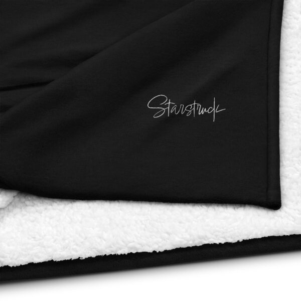 Starstruck (embroidered) Premium sherpa blanket