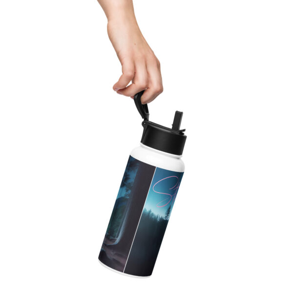 Starstruck Stainless steel water bottle with a straw lid - Image 5