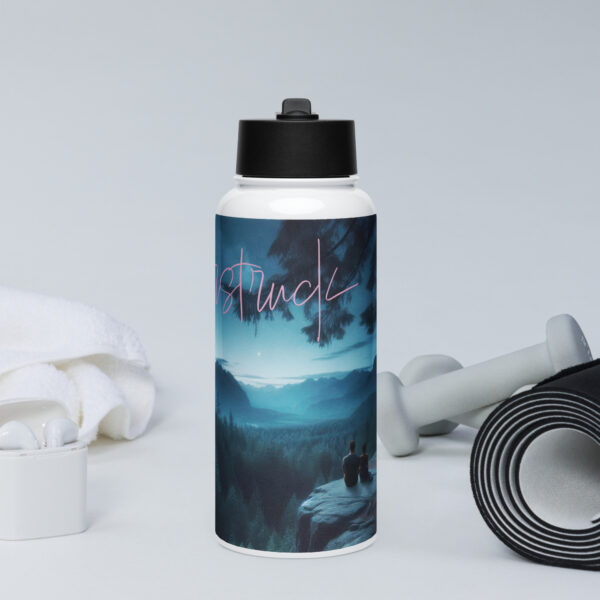 Starstruck Stainless steel water bottle with a straw lid - Image 4