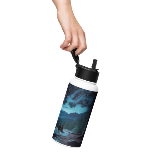 Starstruck Stainless steel water bottle with a straw lid - Image 7