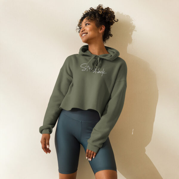 Starstruck (embroidered) Crop Hoodie - Image 3