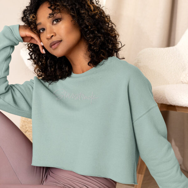 Crop (embroidered) Sweatshirt - Image 3